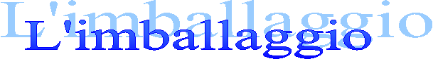 L'imballaggio
